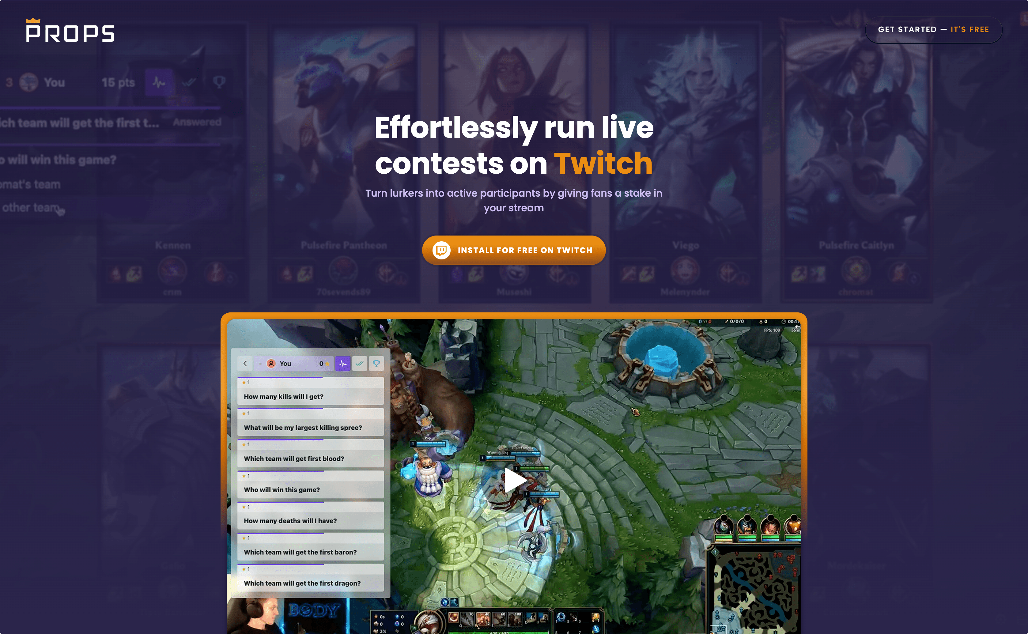 Props.gg project screenshot